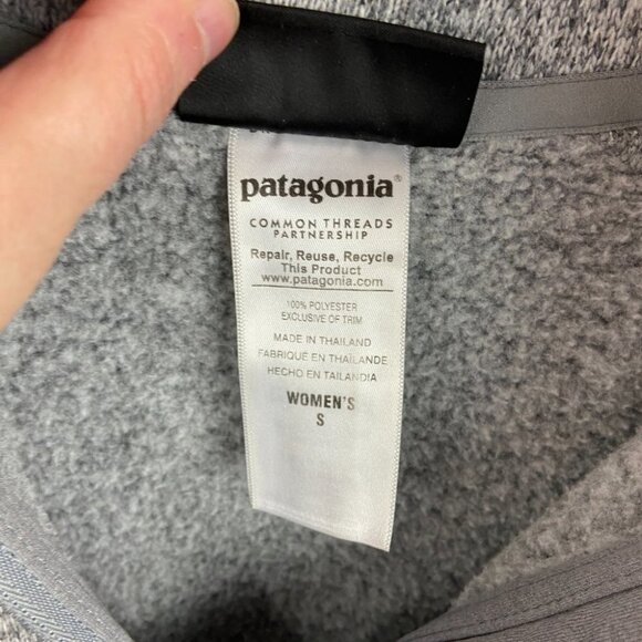 Patagonia Better Sweater Quarter Zip Performance Fleece Pullover Size Small Knit - Picture 8 of 14